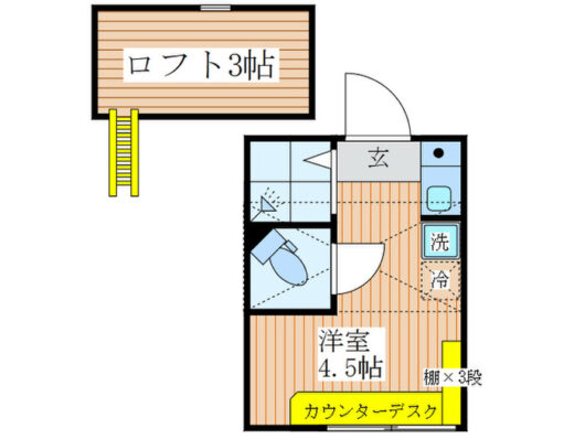 209号室の見取り図